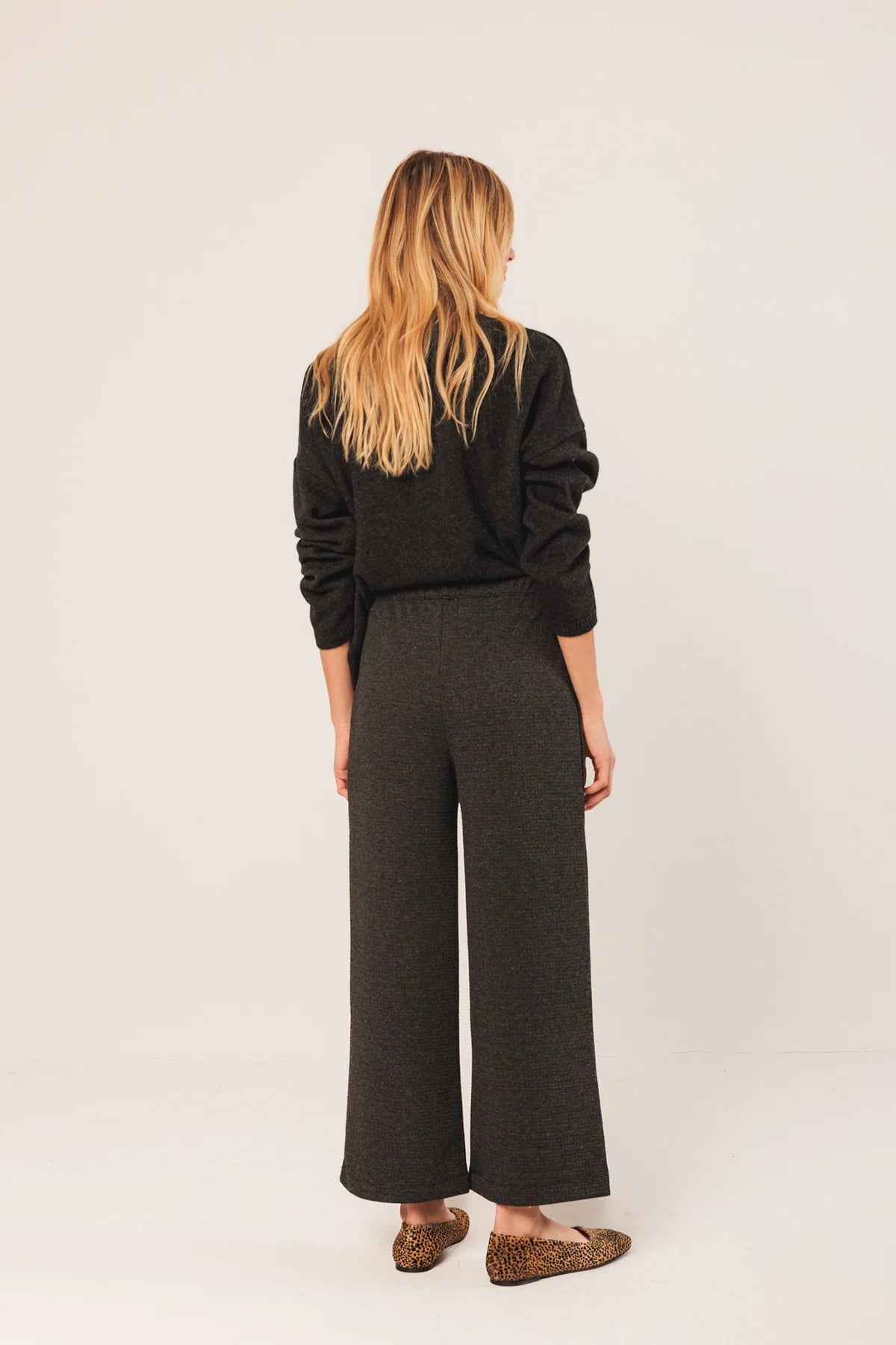 Check Culotte Trousers