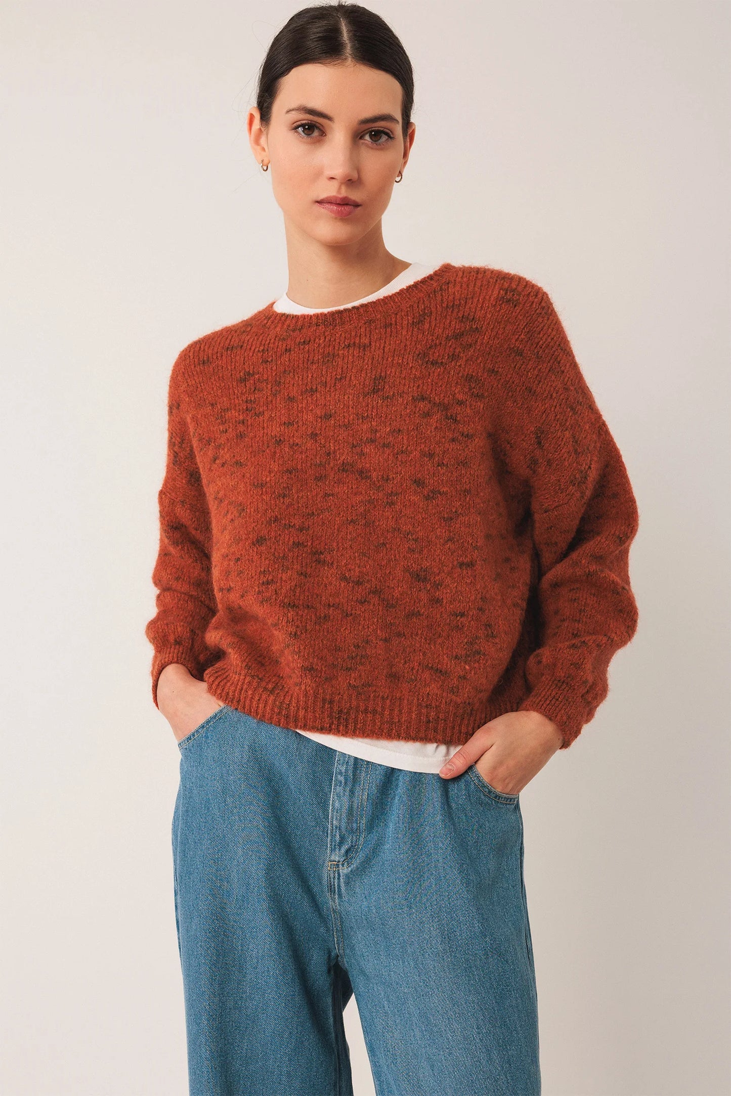Mohair Crop Sweater