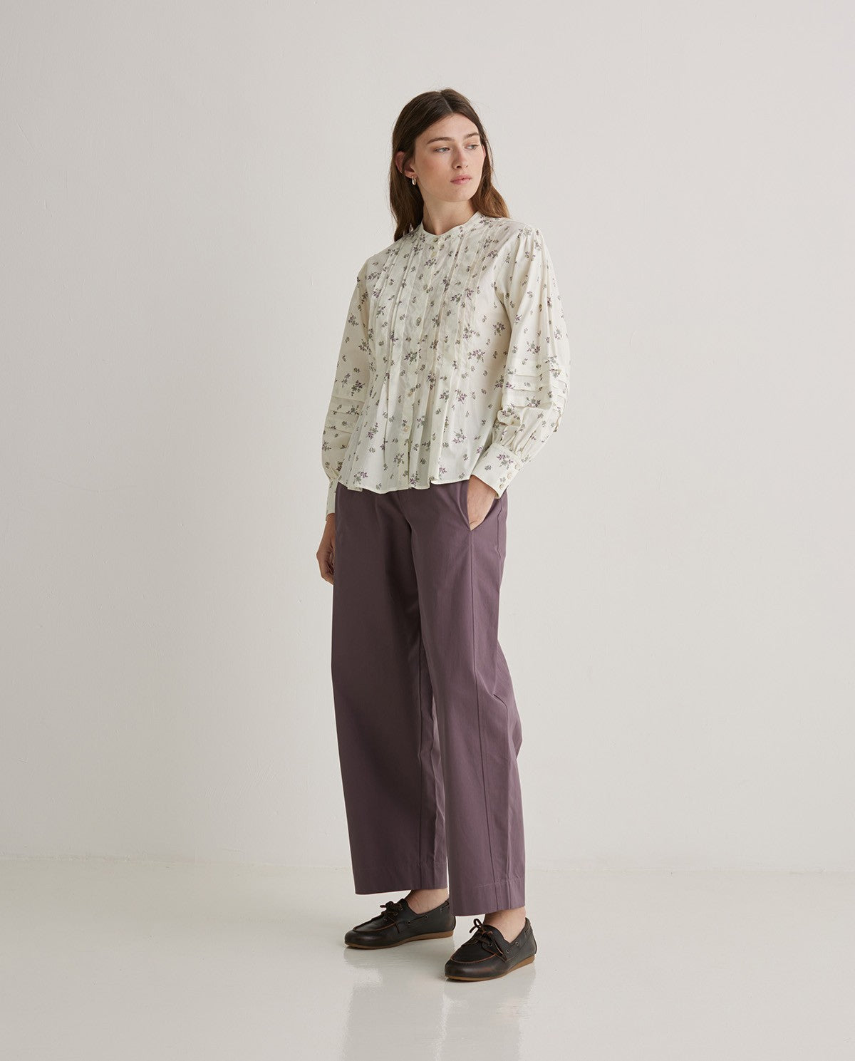 Multicolour Floral-Print Blouse