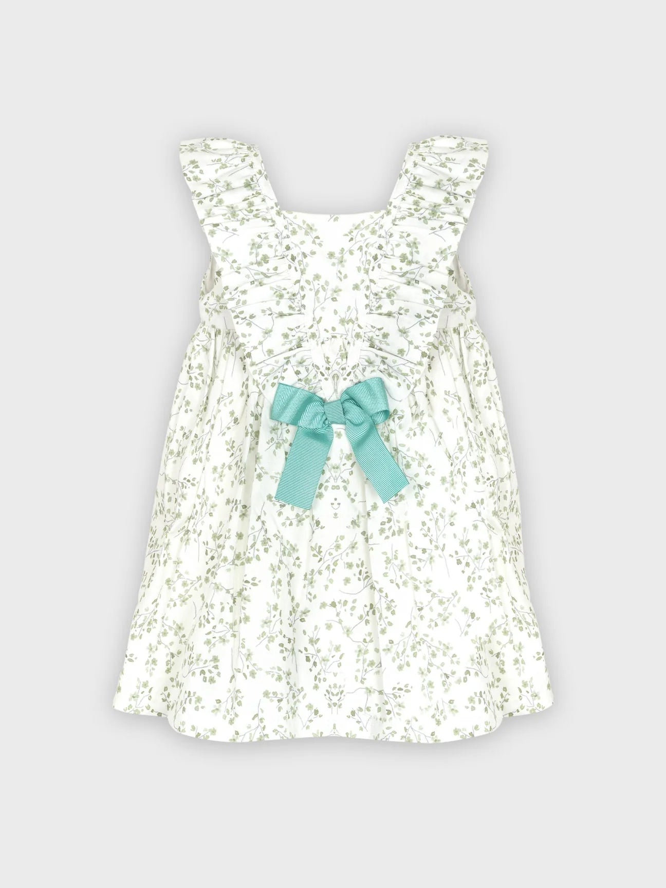 Floral Dress With Bow Detail