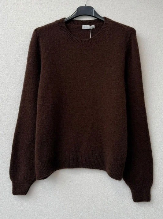 Brown Alpaca and Wool Sweater