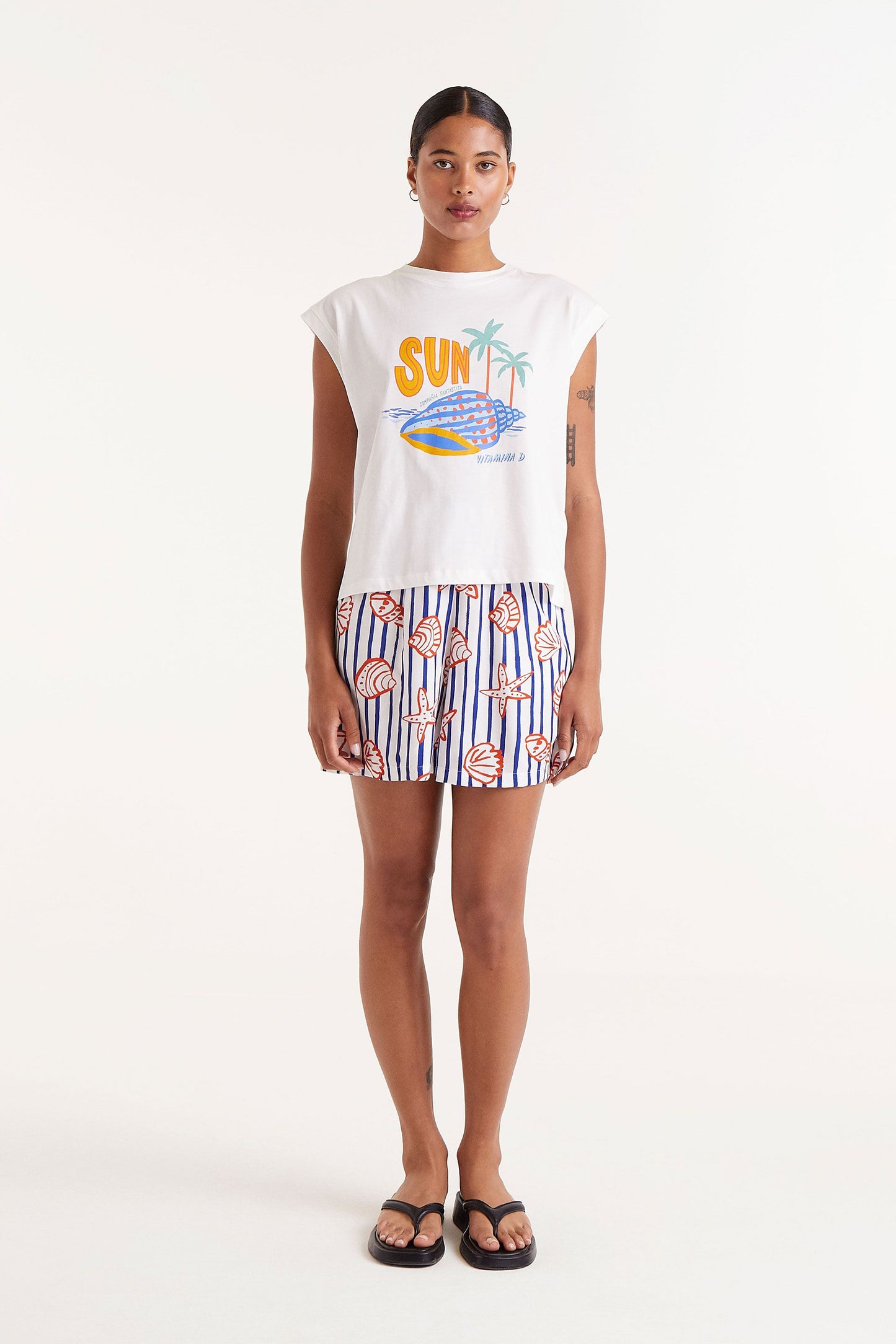 Beach Printed T-shirt Fantastic