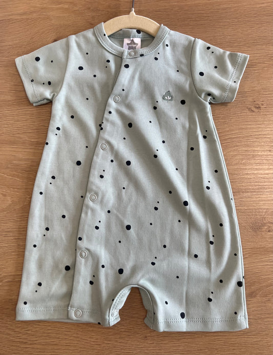 Blue Dot Romper