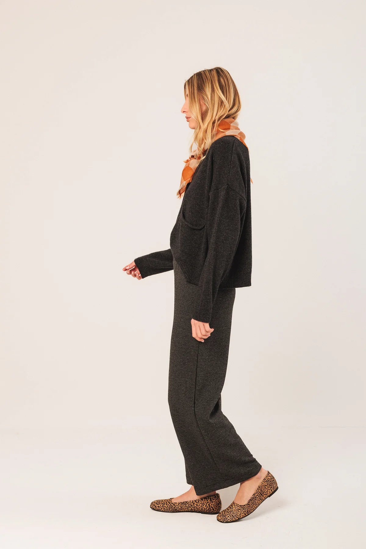 Check Culotte Trousers