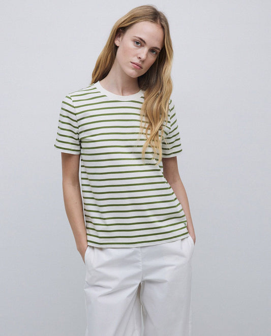 Stripe Crew Neck T-shirt