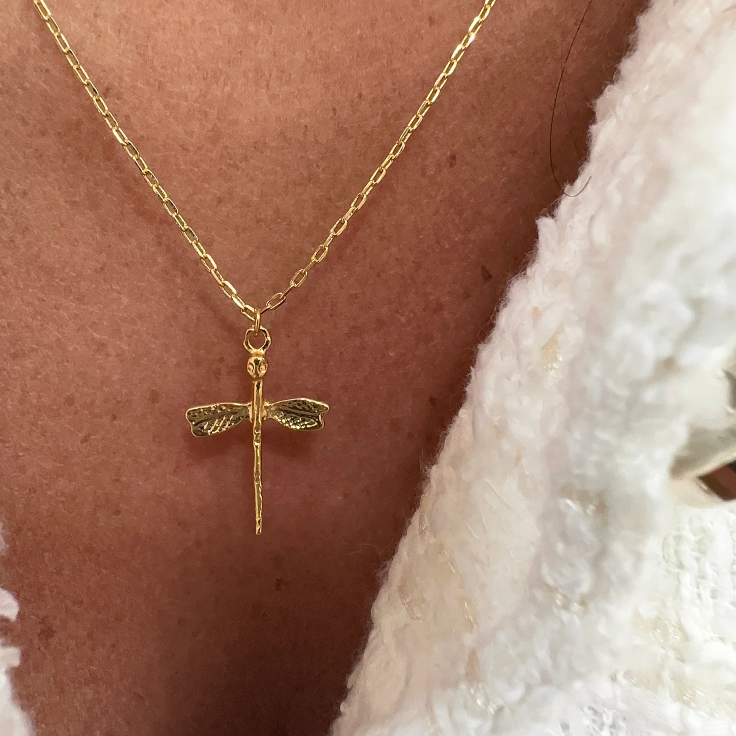 Mini Dragonfly Necklace