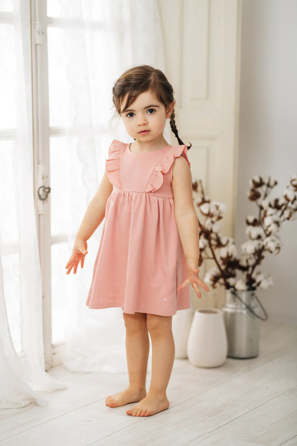 Pink Ruffle Dress