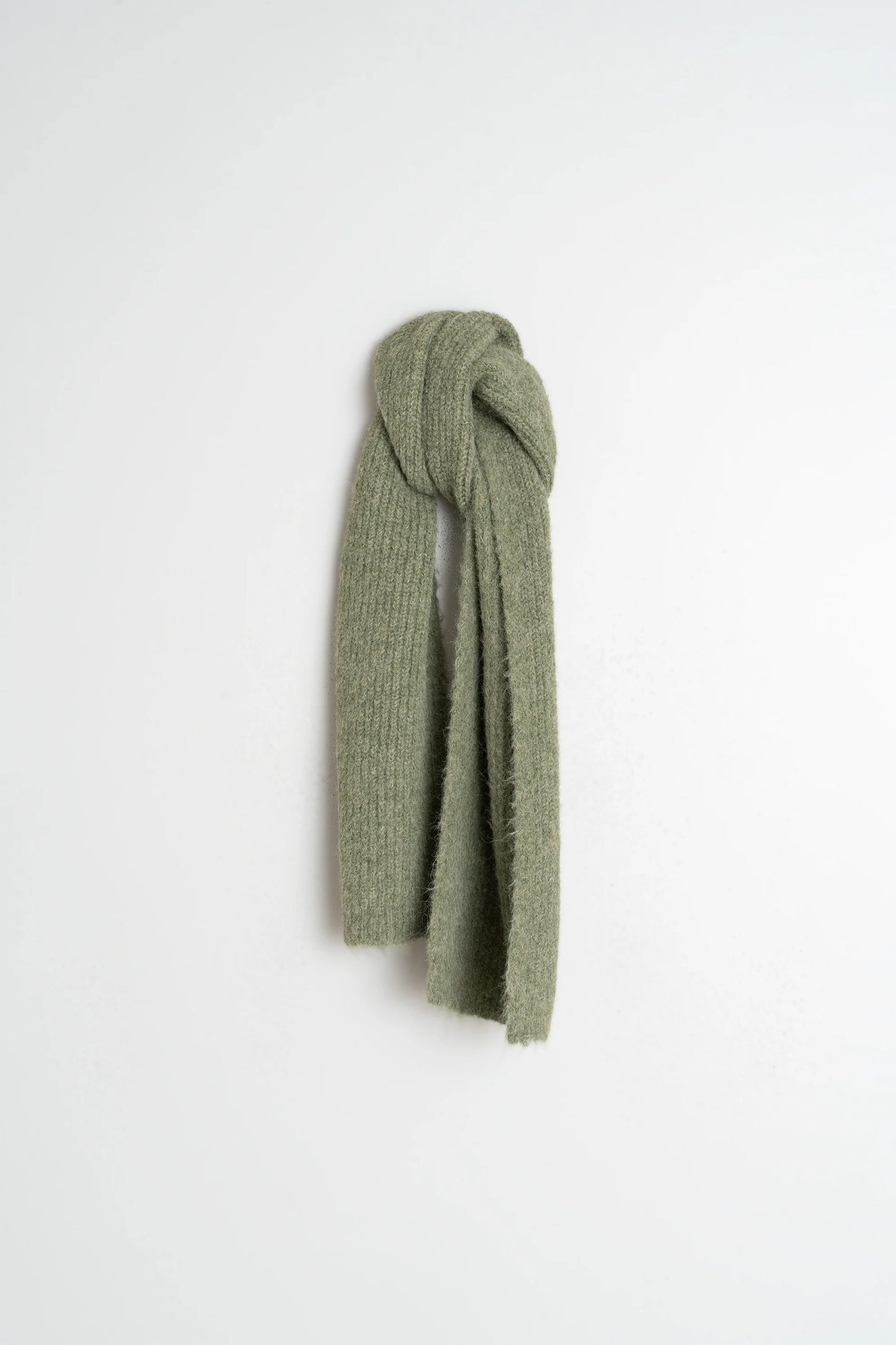 Knitted Green Scarf