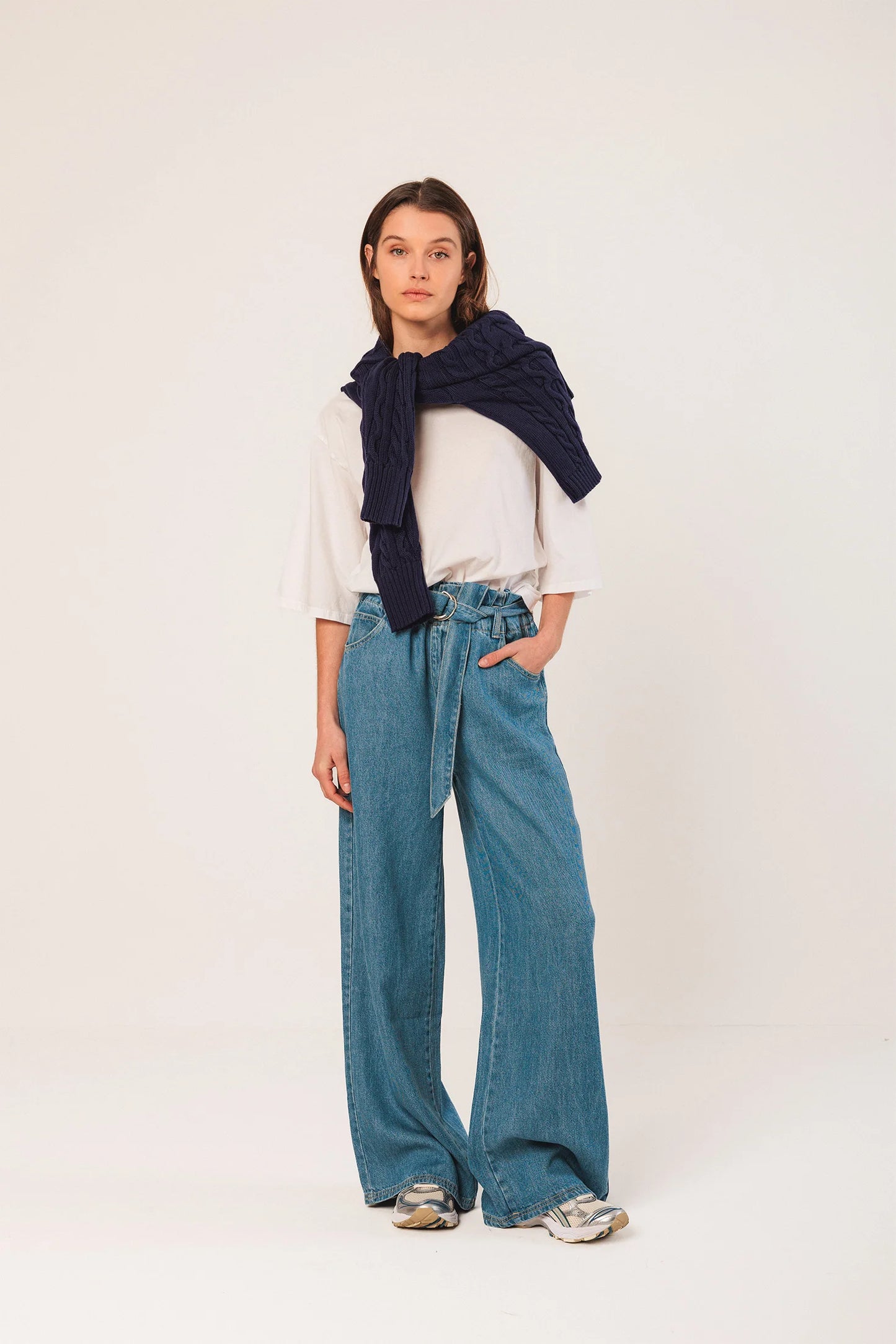 Cotton Cable-Knit Jacket