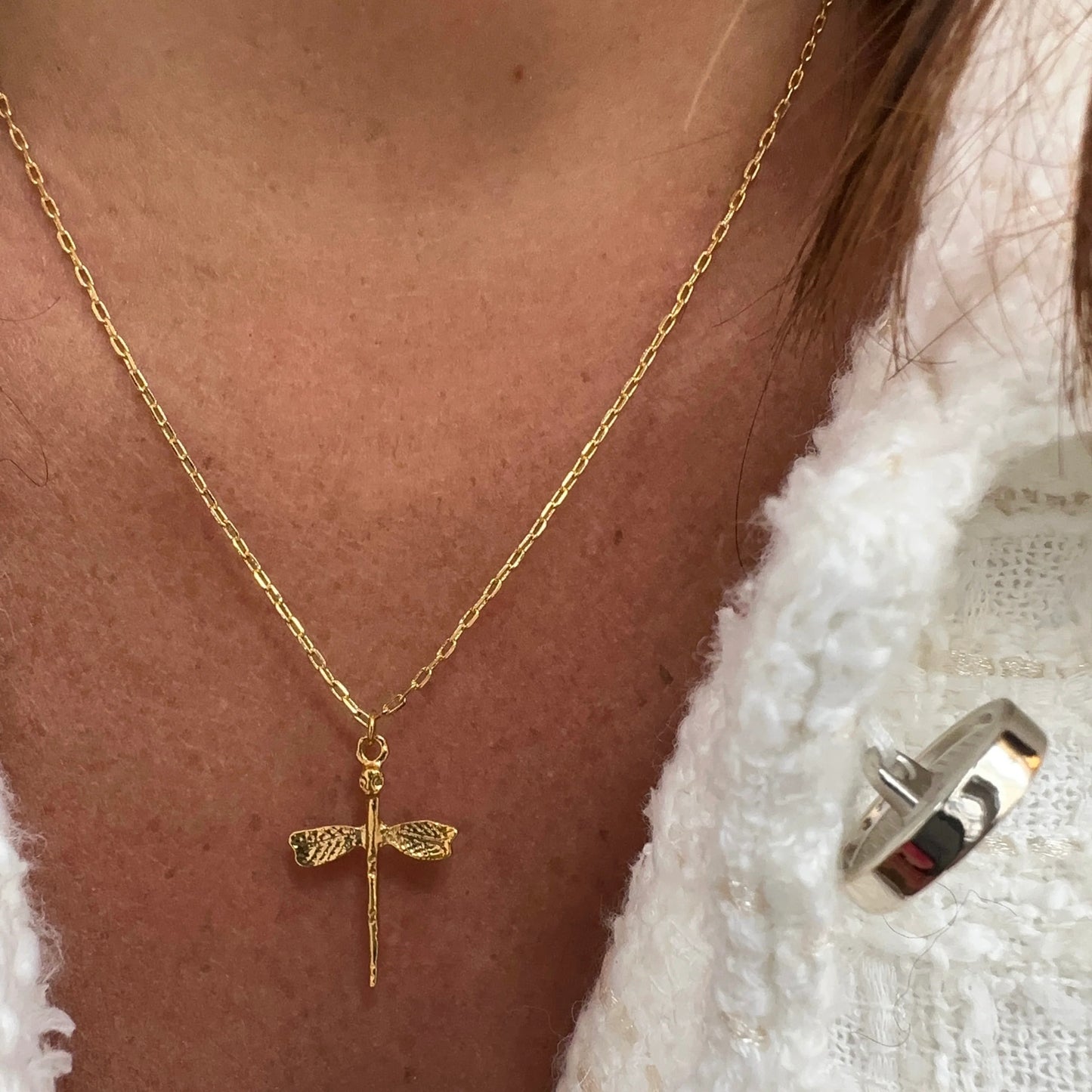 Mini Dragonfly Necklace