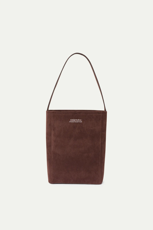 Brown Suede Shoulder Bag