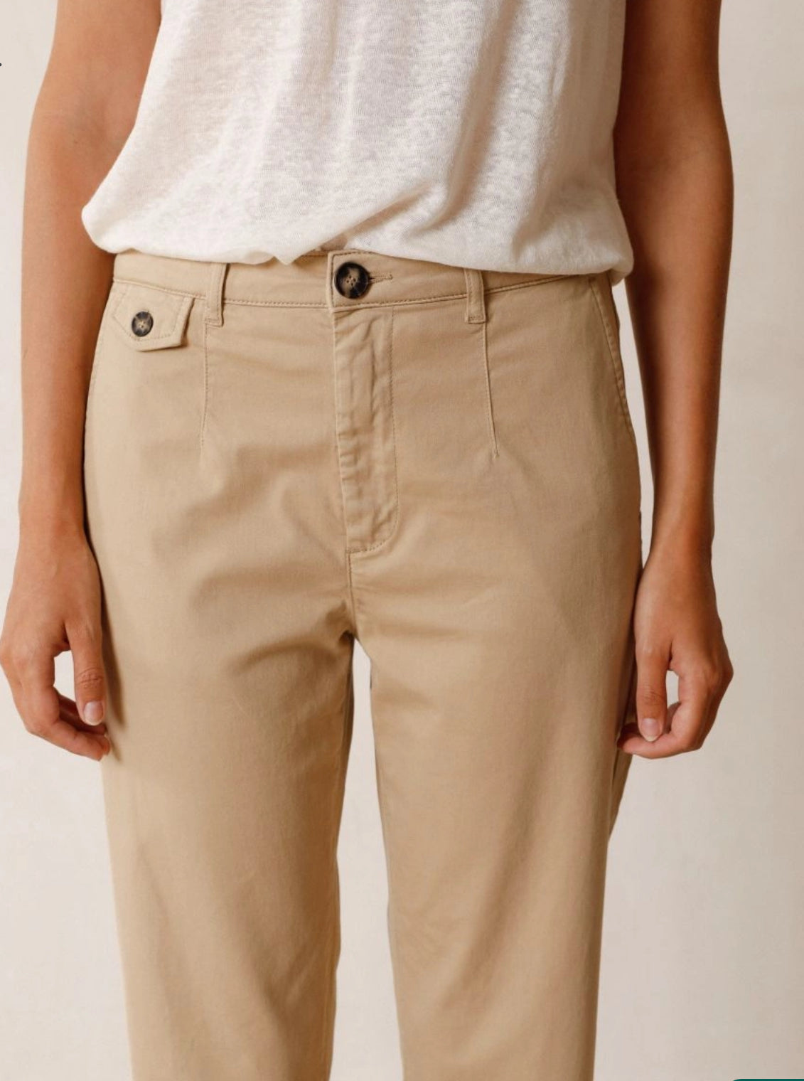 Beige Chino Trousers