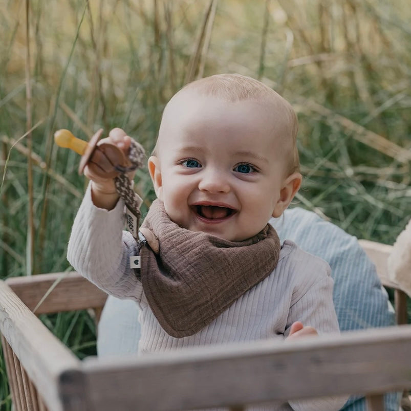 Bandana Bib - Dark Oak