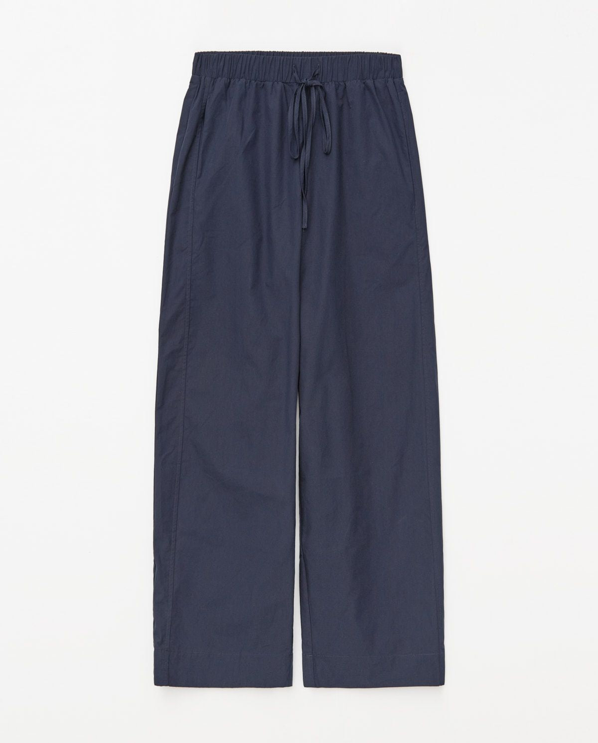 Dark Blue 100% Cotton Balloon-Fit Trousers