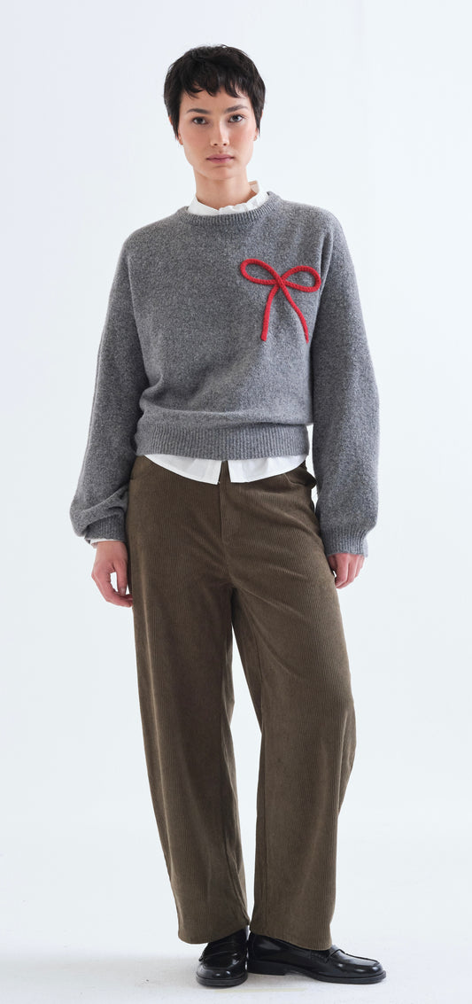 Dark Green Corduroy Trousers