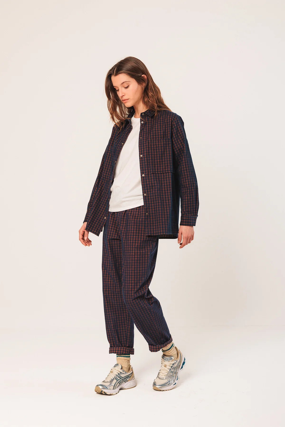 Vichy Micro-Corduroy Overshirt