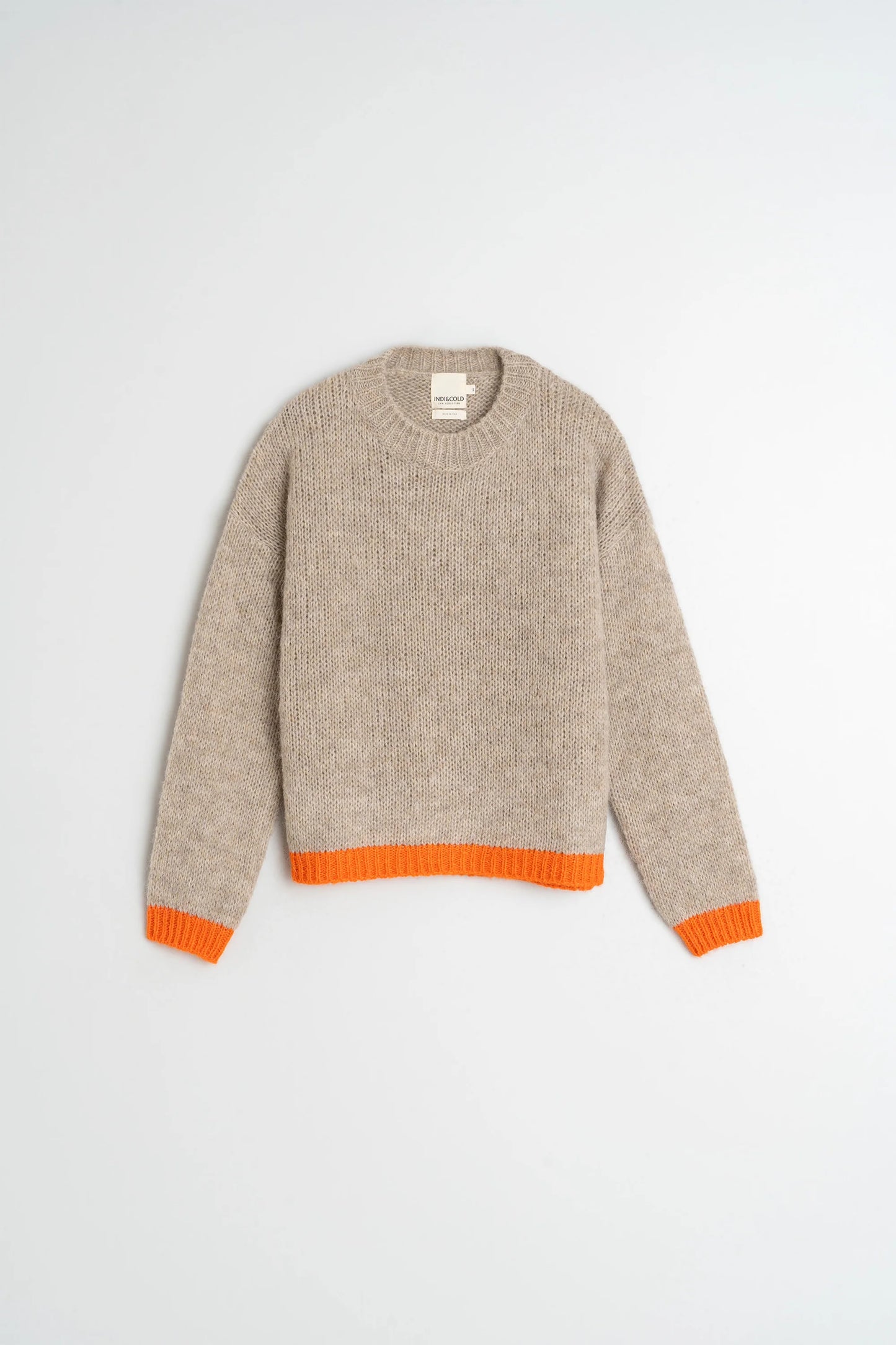 Bicolour Knitted Sweater