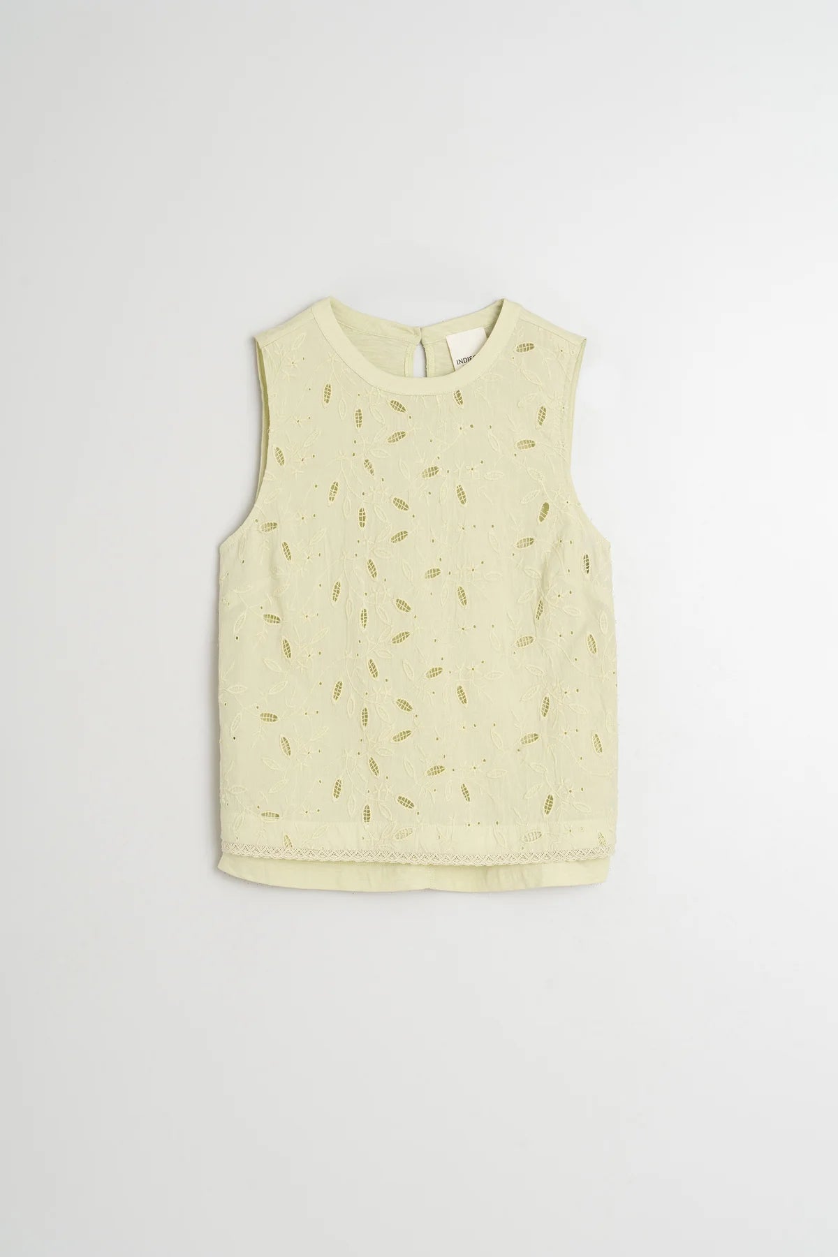 Lace Sleeveless Combined T-Shirt