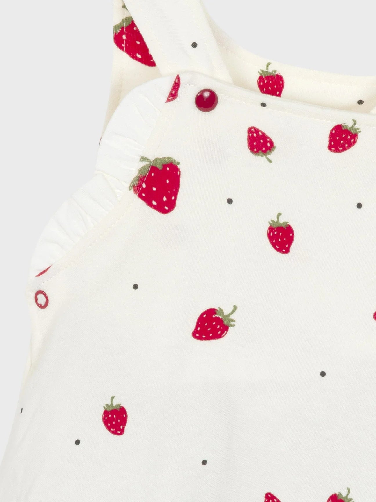 Berries sleeveless baby grow