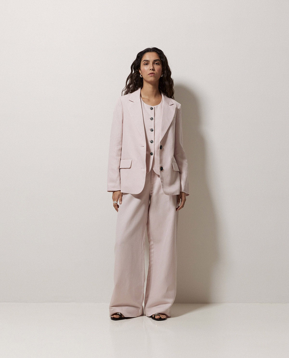 Wide Leg Pink Pants