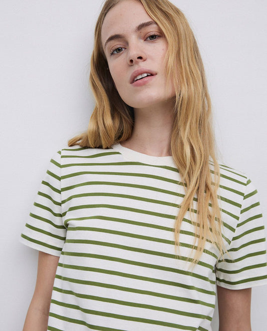 Stripe Crew Neck T-shirt