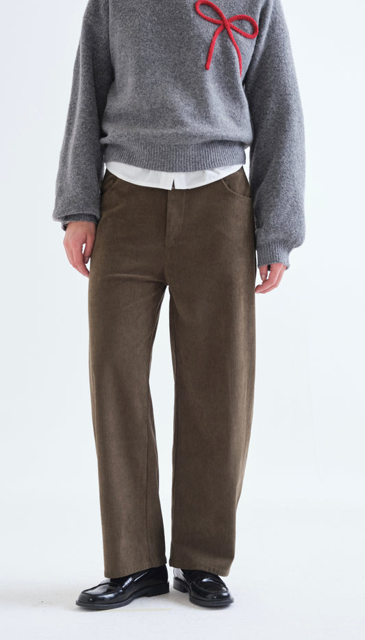 Dark Green Corduroy Trousers