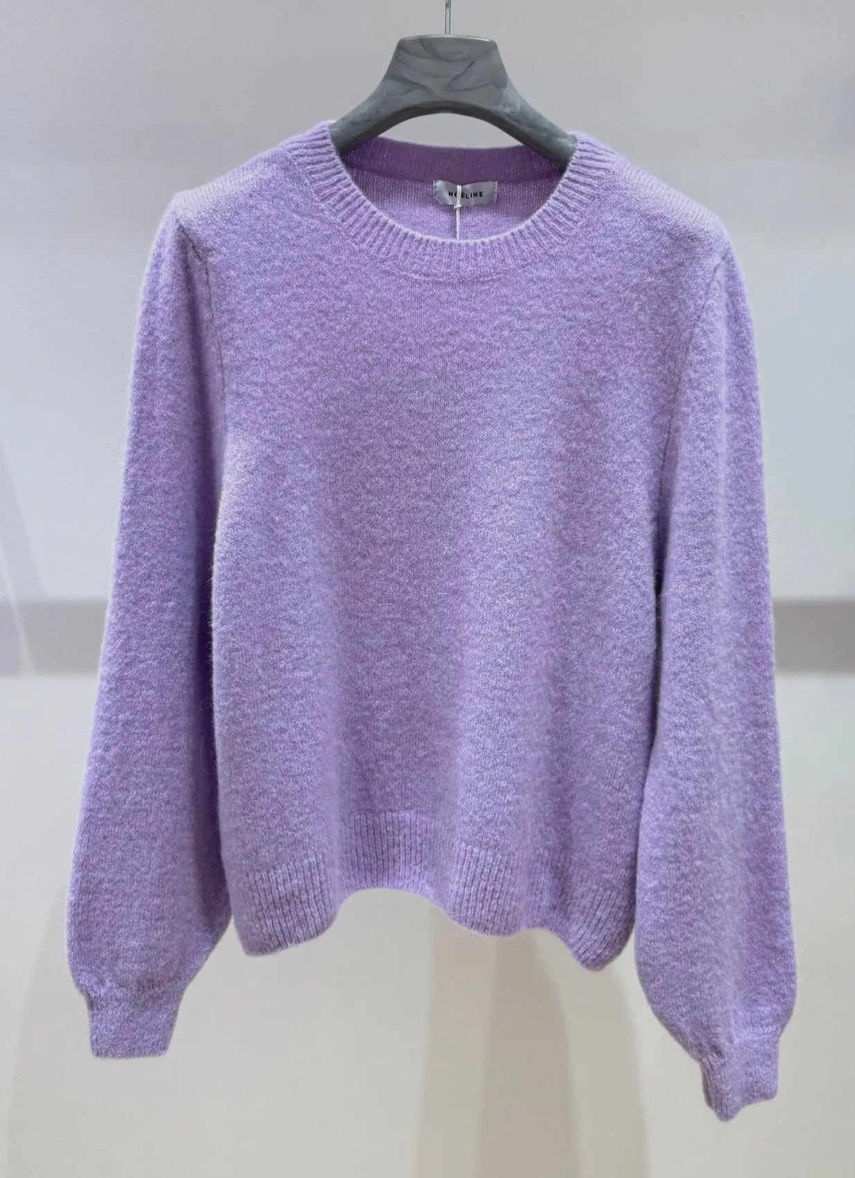 Lilac Superfine Alpaca and Wool Jumper