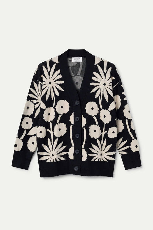 Jacquard Jacket with Tofu Print