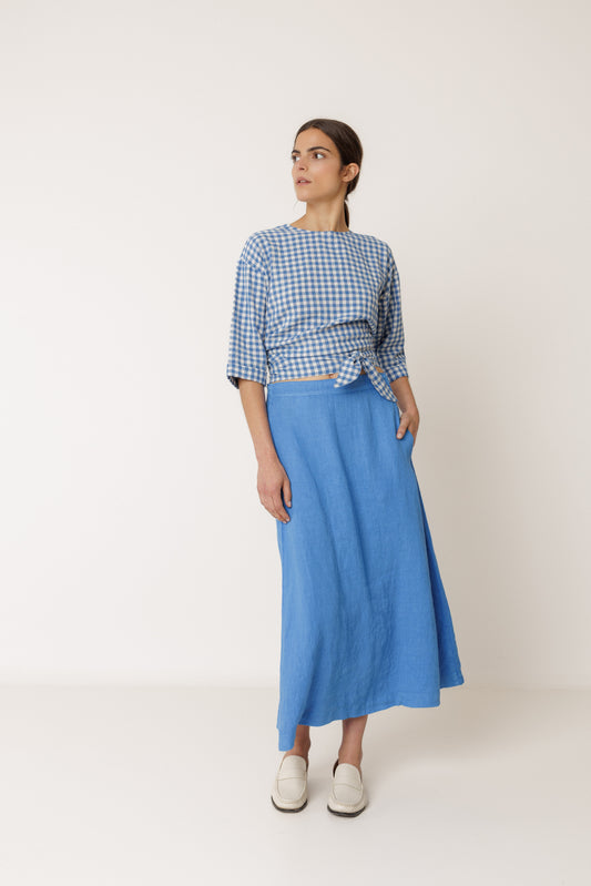 Long Linen Skirt