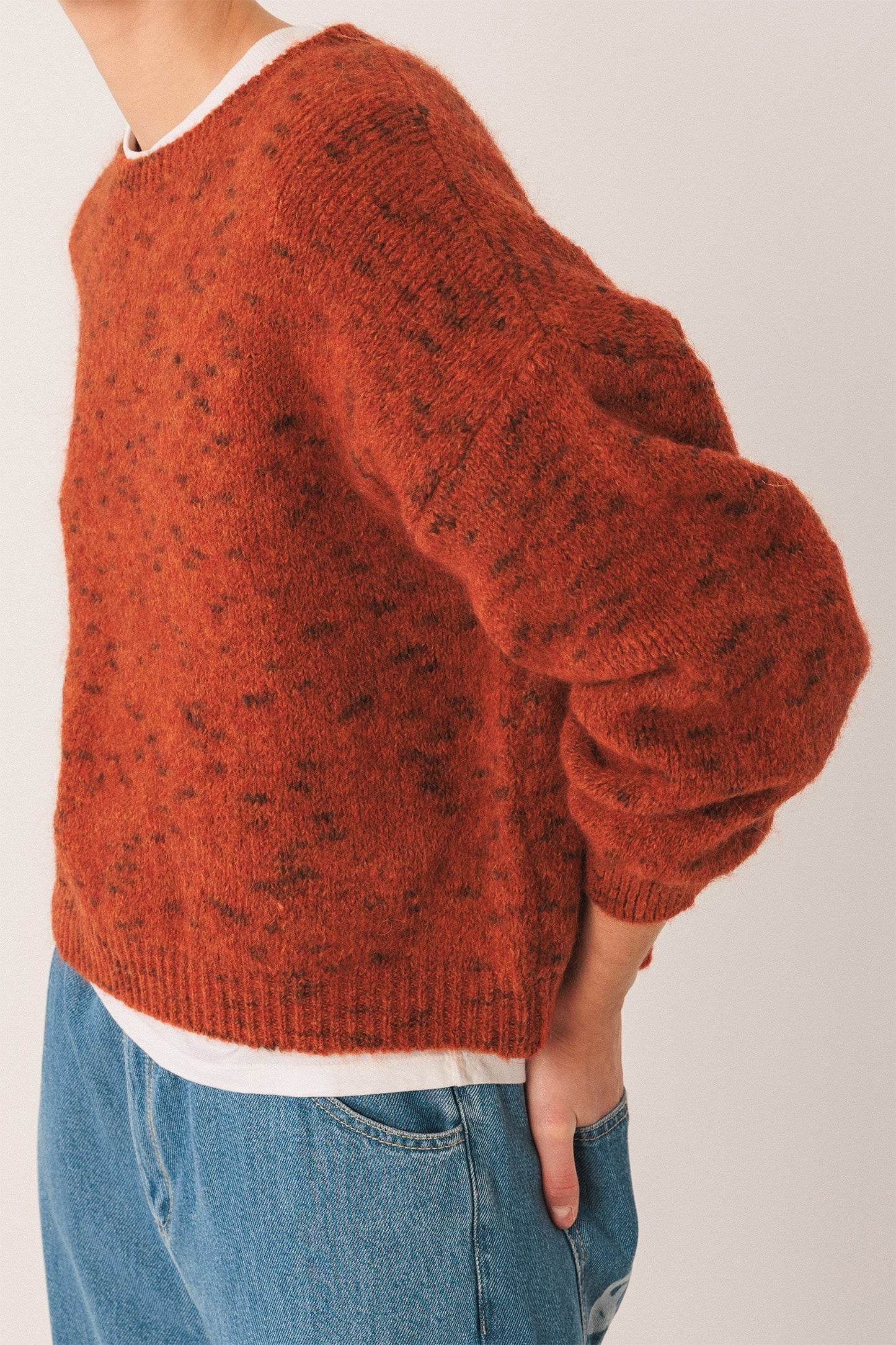 Mohair Crop Sweater