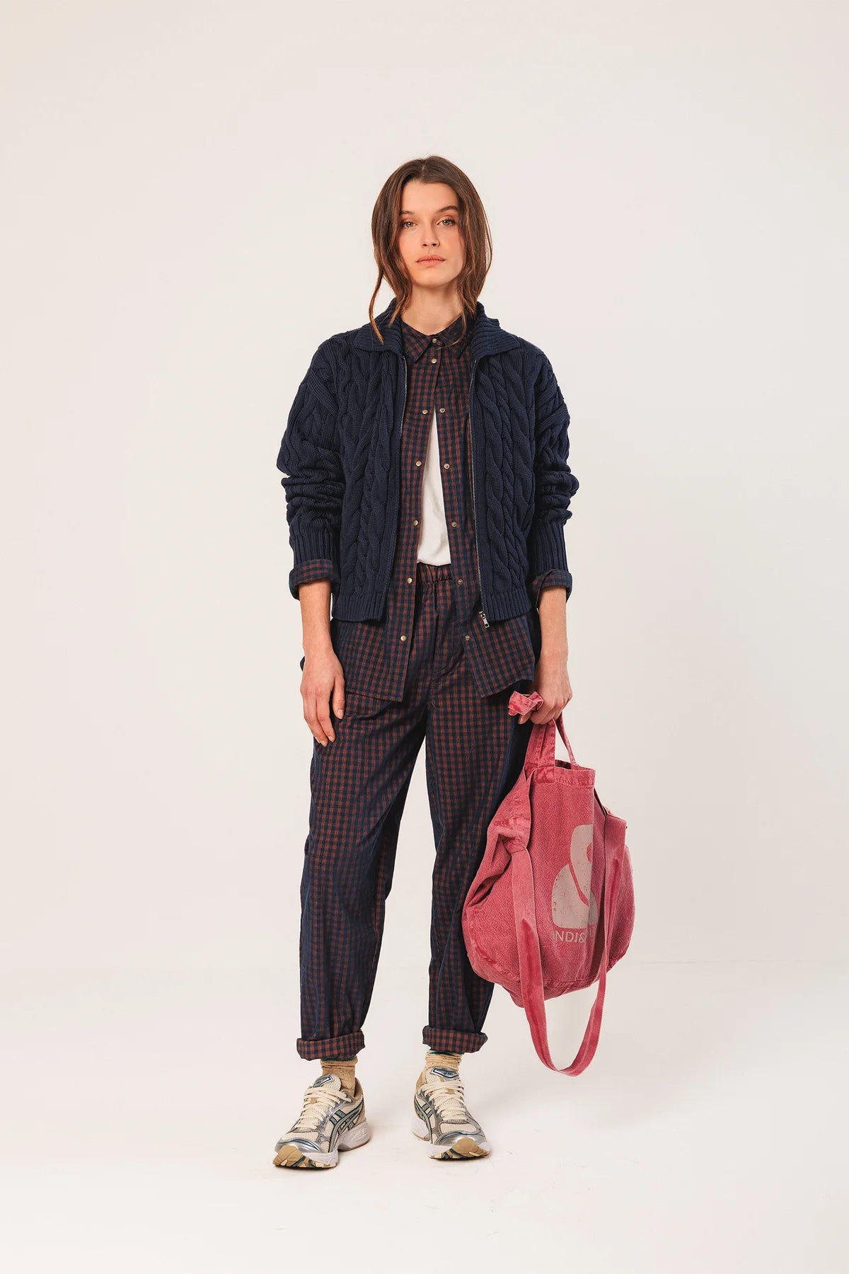 Vichy Micro-Corduroy Overshirt