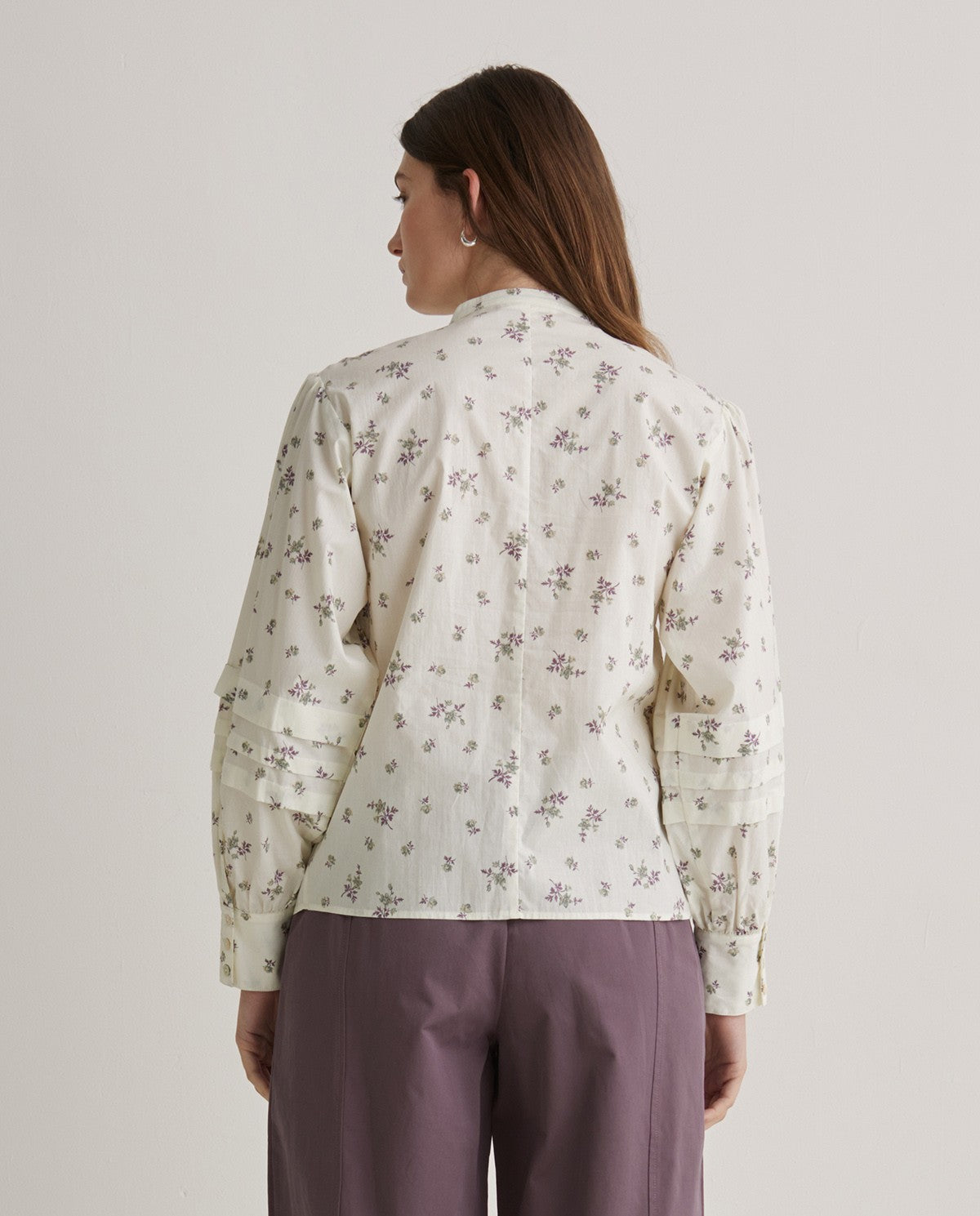 Multicolour Floral-Print Blouse