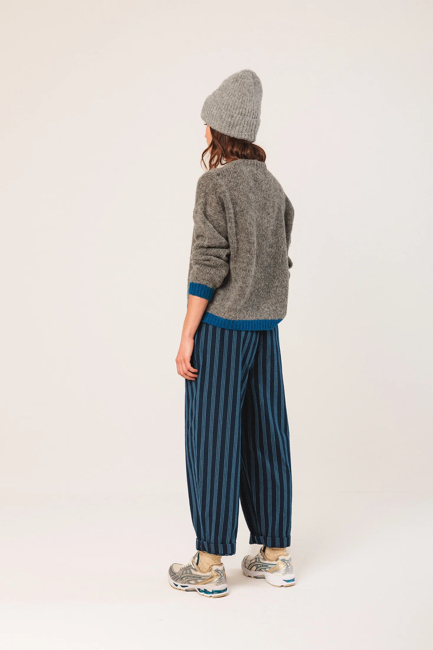Bicolour Knitted Sweater