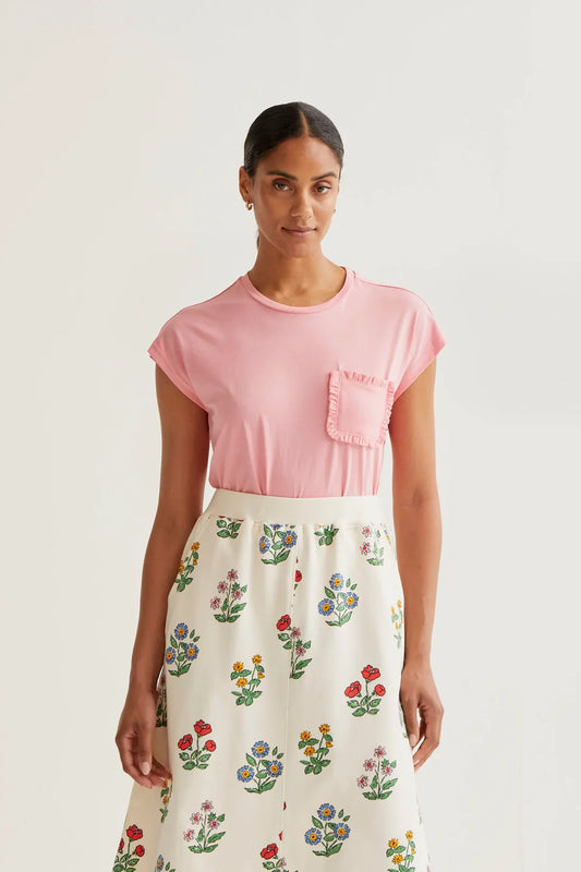 Basic T-shirt 100% Pink Cotton