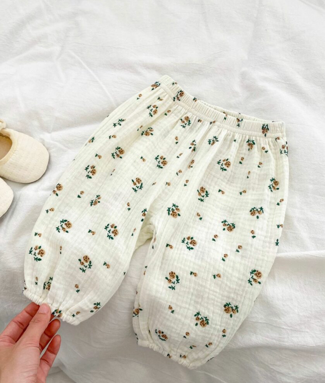 Loose Cotton Trousers