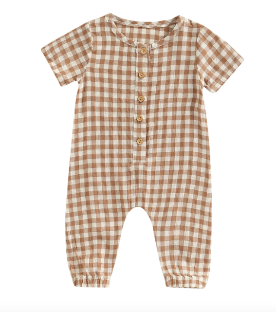 Chequered Boiler Suit