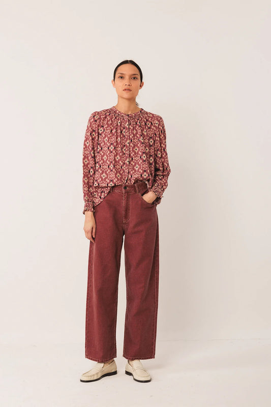 Ikat-Print Shirt