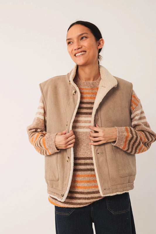 Reversible Teddy Vest