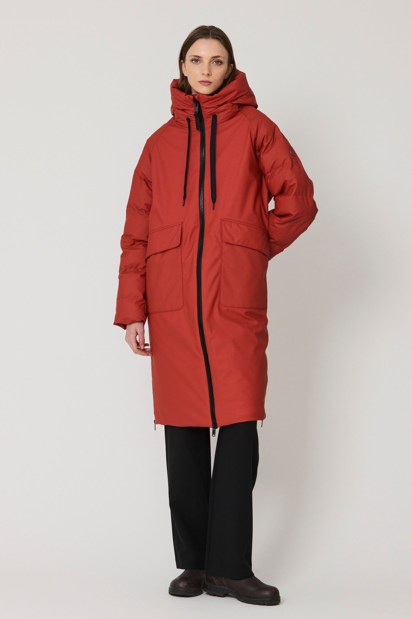 Rime Red Ochre Raincoat