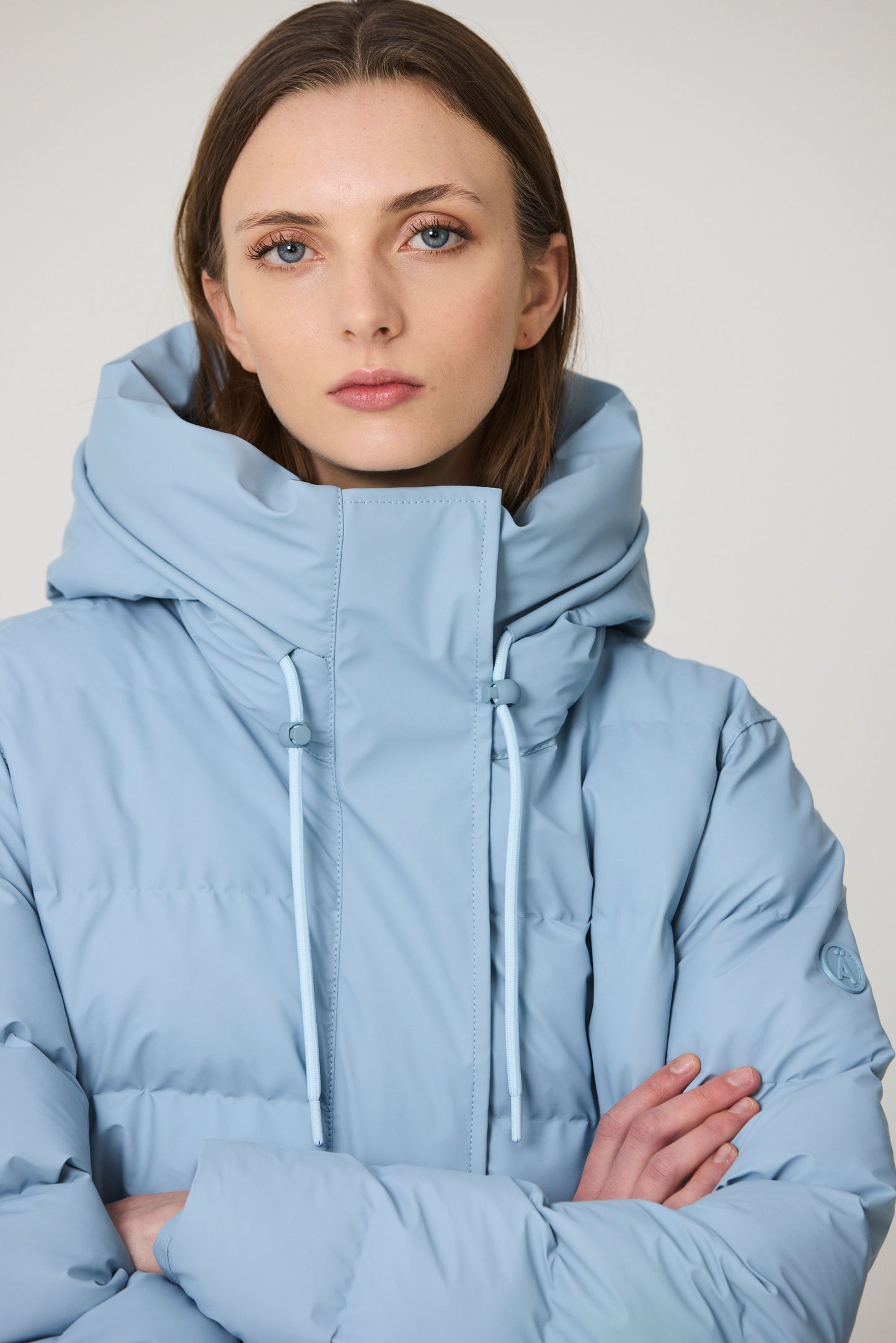 Glaze Ashley Blue Raincoat