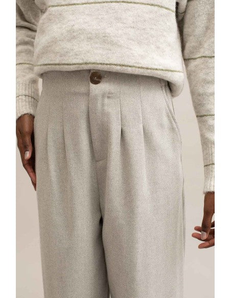 Mondego Grey Long Trousers