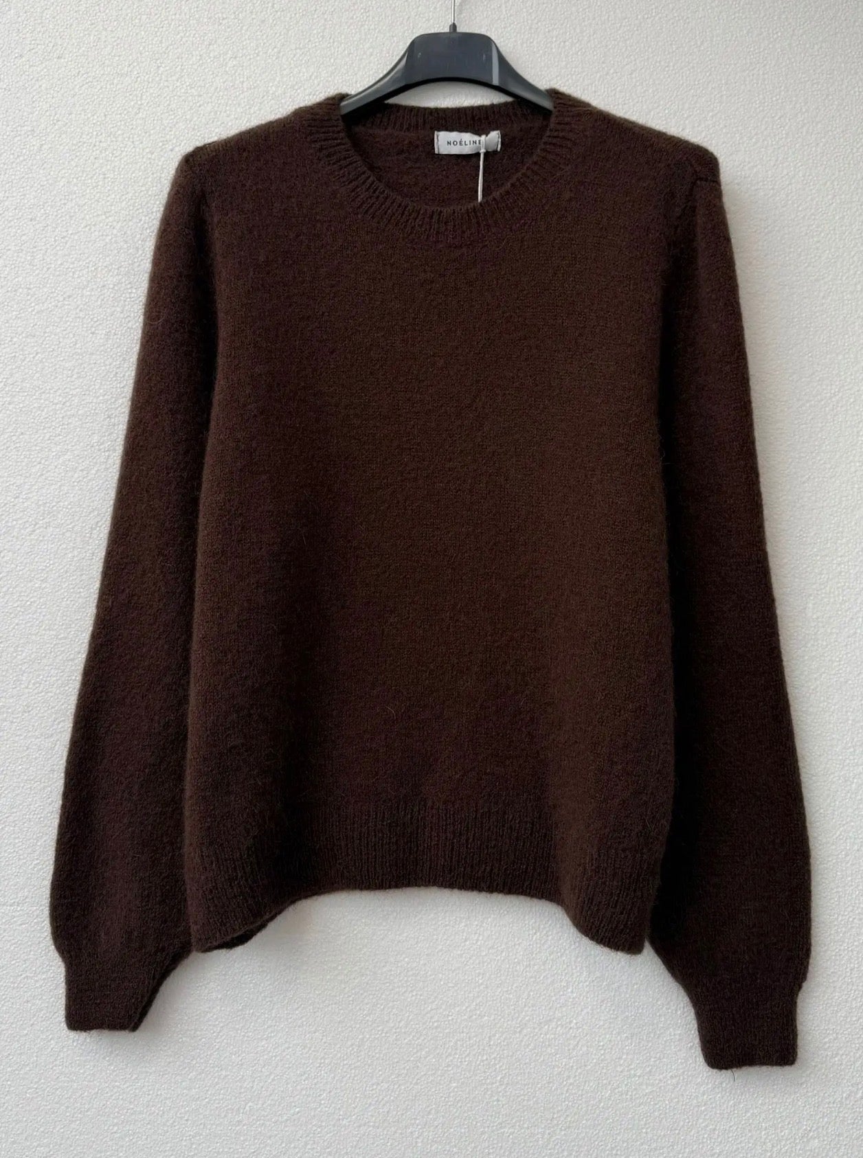 Brown Alpaca and Wool Sweater