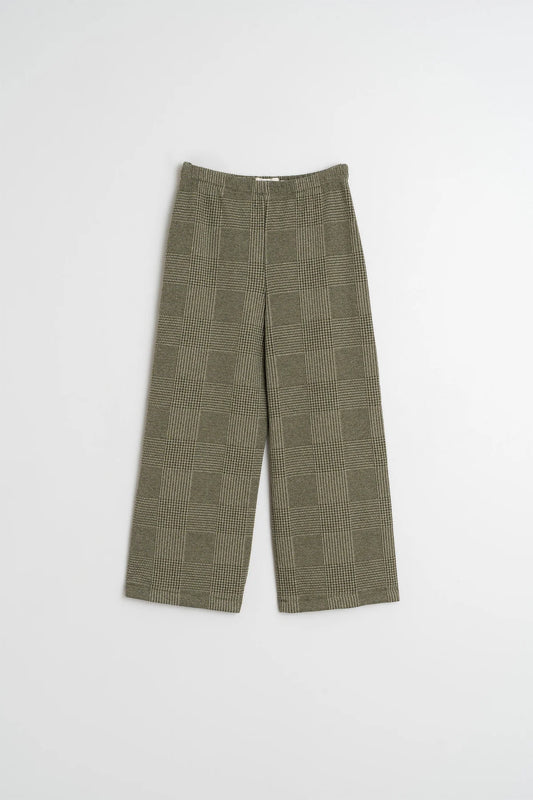 Check Culotte Trousers