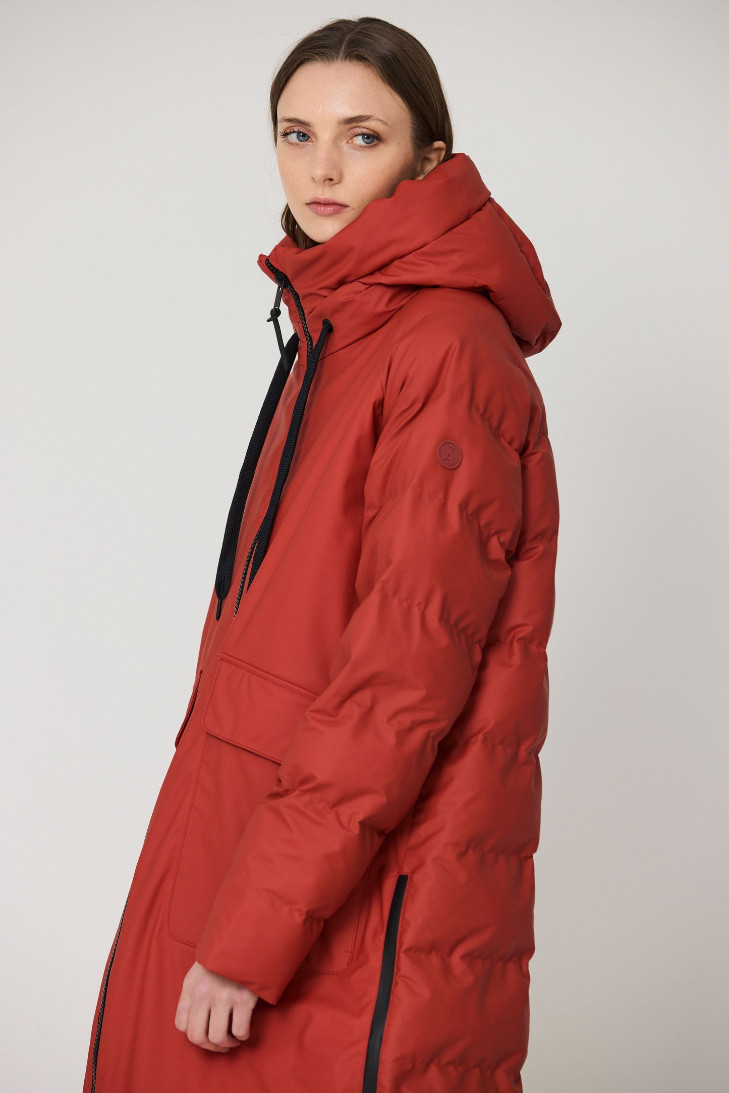Rime Red Ochre Raincoat