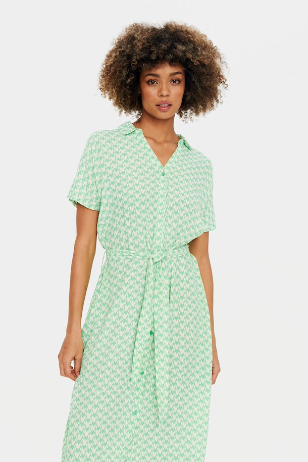 Green Blancasz Shirt Dress