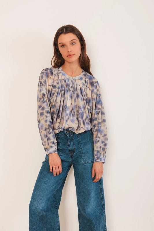 Watercolour-Print Shirt