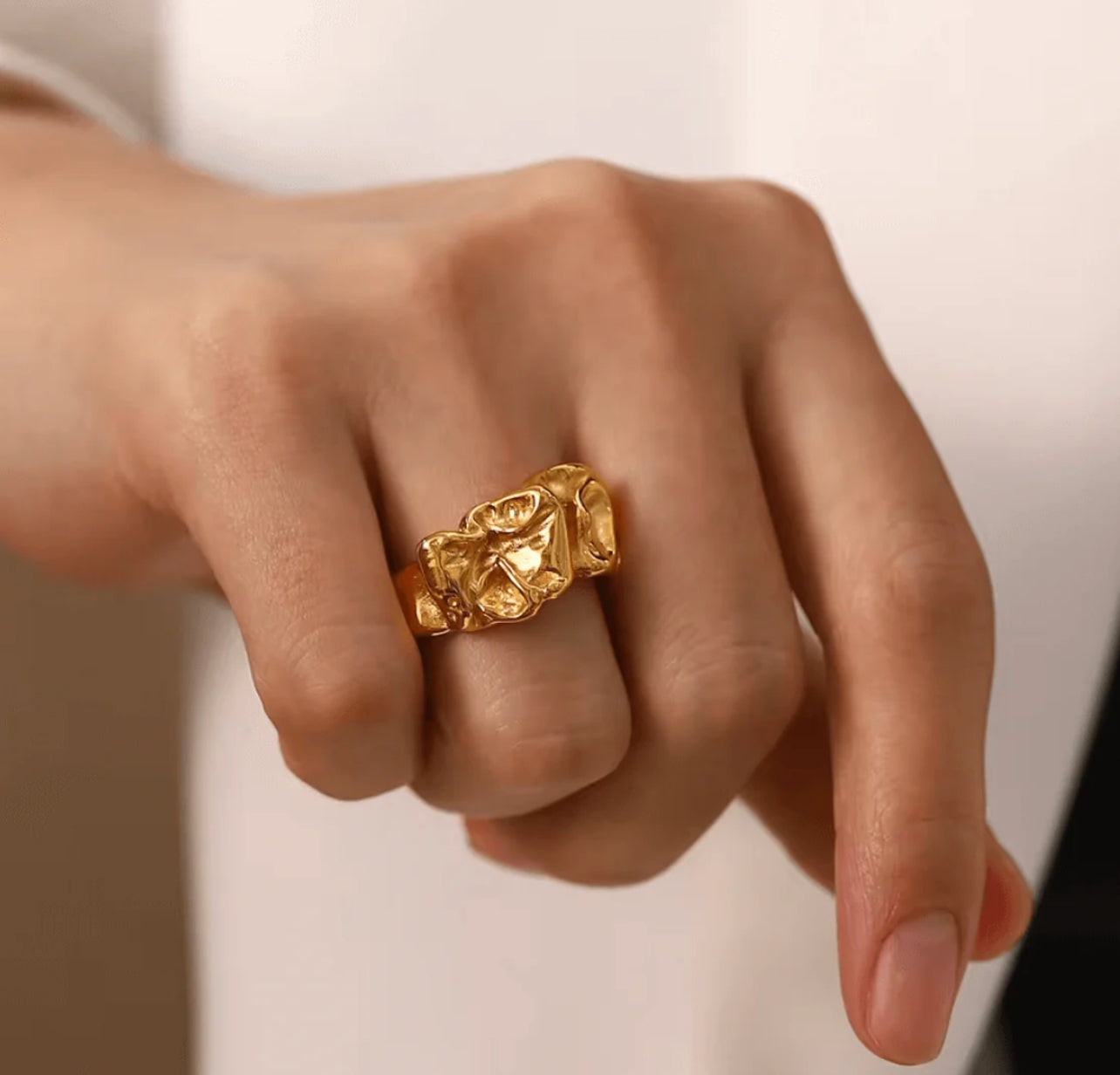 Chunky Gold Ring