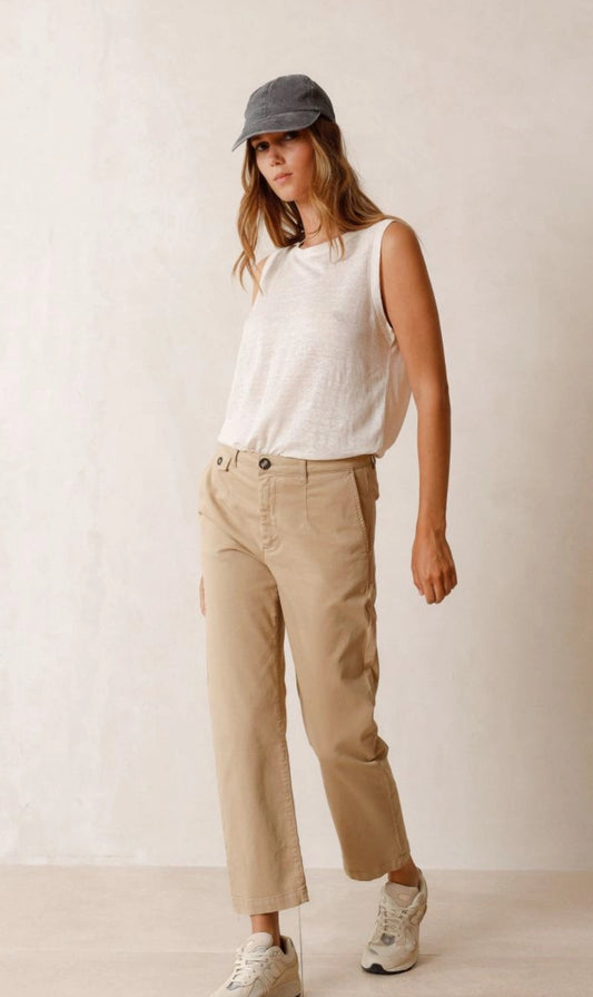 Beige Chino Trousers