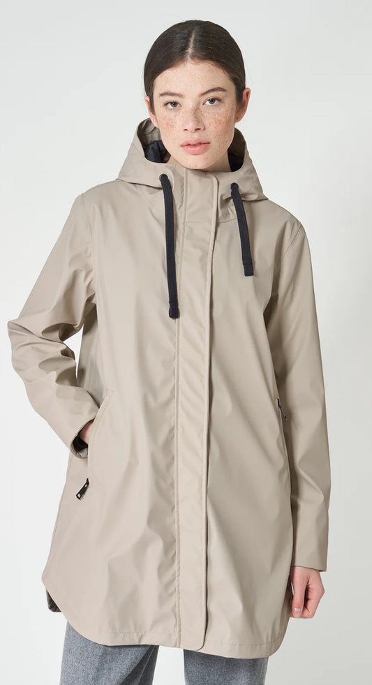 Snow Stone Grey Tanta Rainjacket