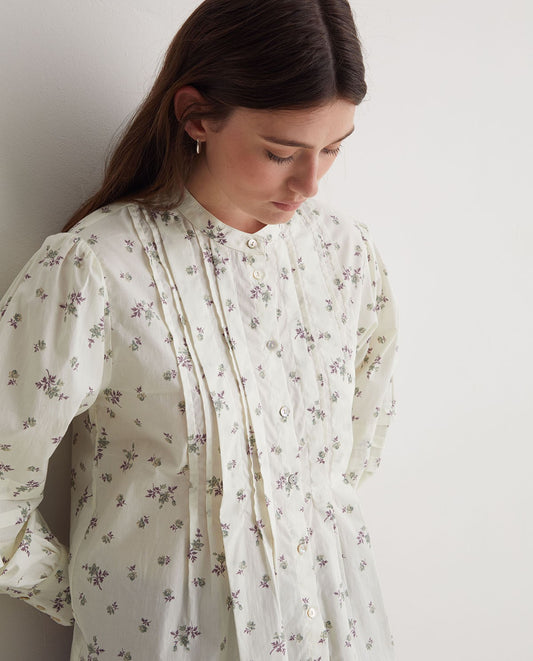Multicolour Floral-Print Blouse